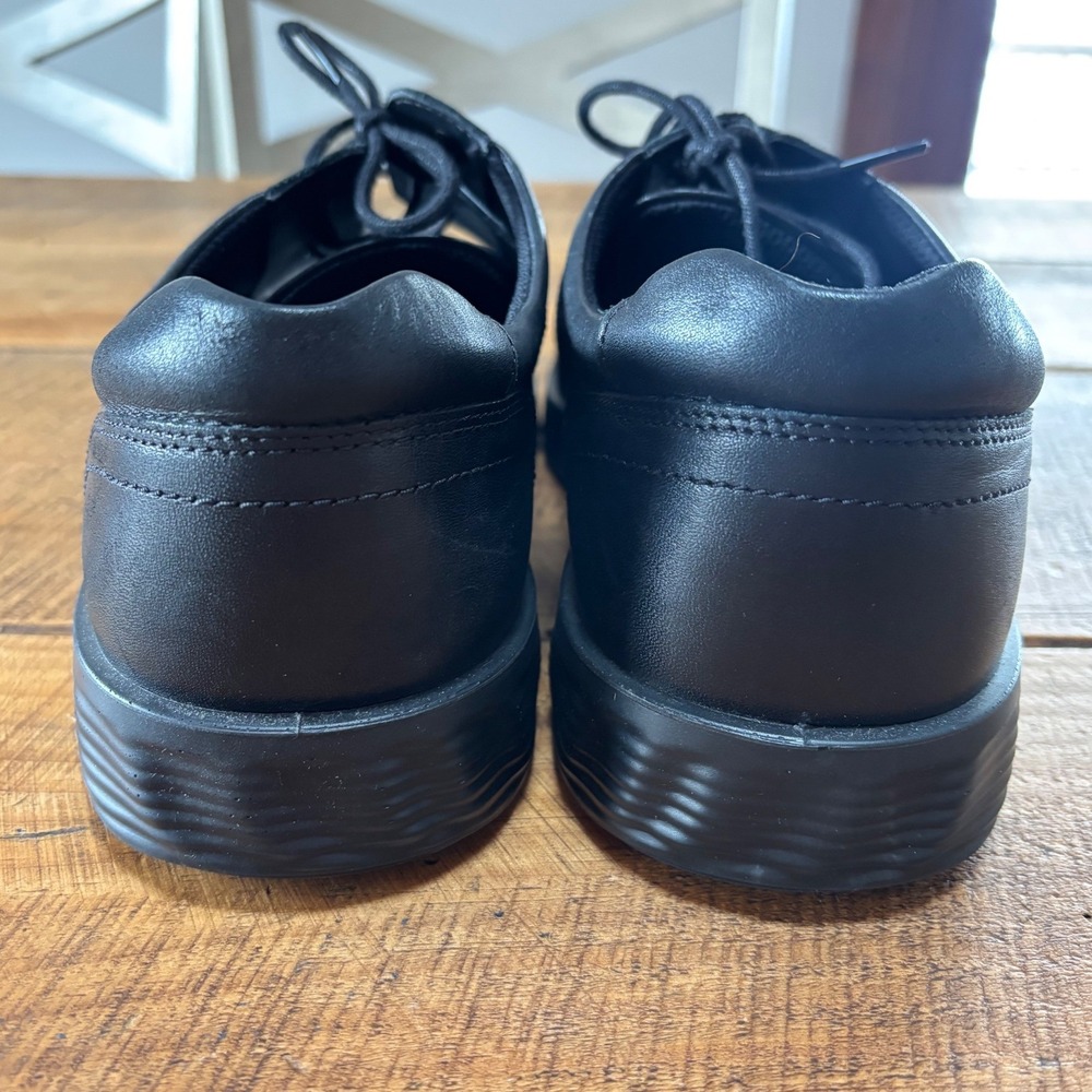 Ecco S Lite Hybrid Derby Shoes Mens Black Leather Comfort Dual Fit Insole 13 - Picture 5 of 13